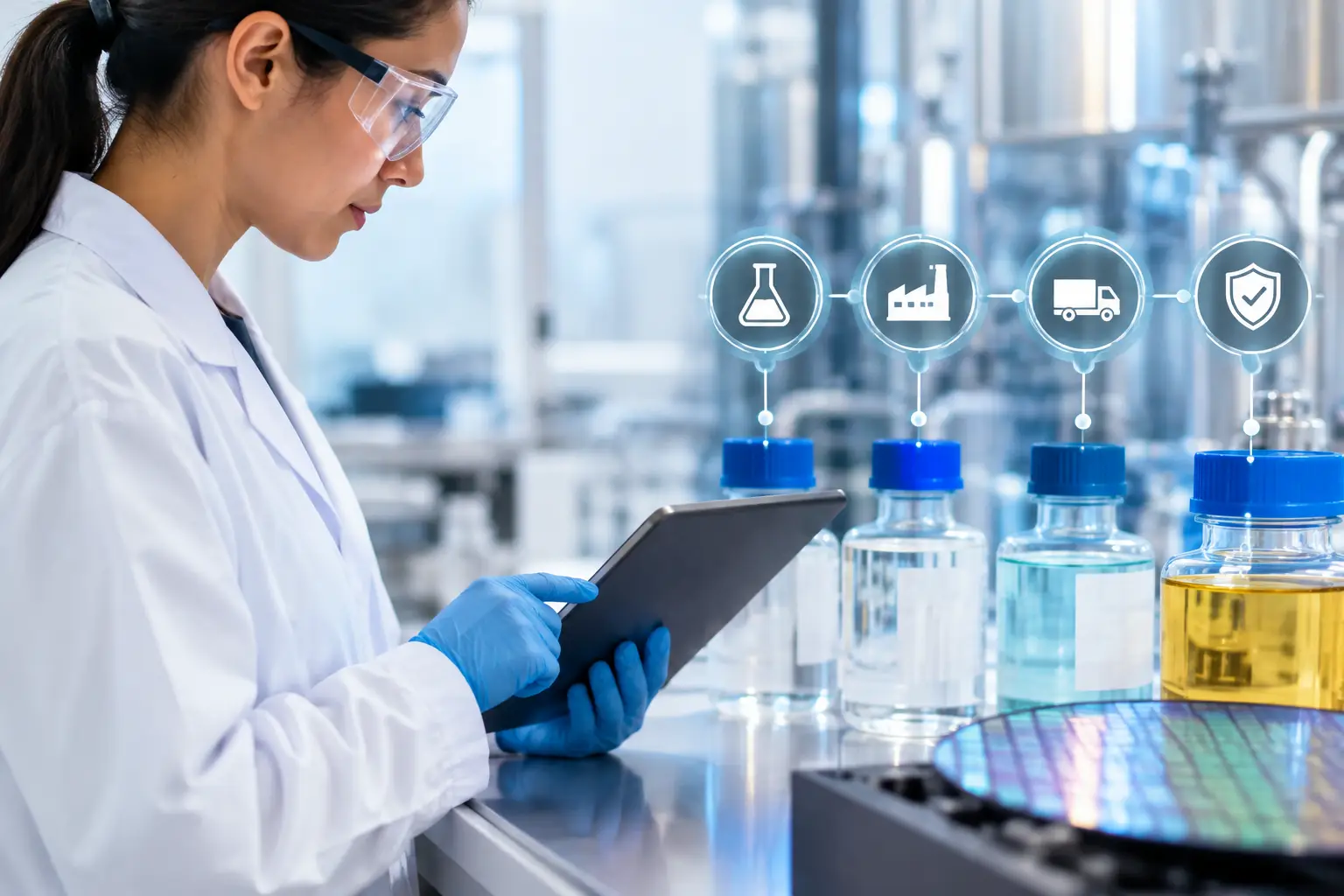 What a Chemical Batch Traceability System Controls